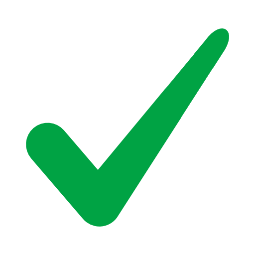 Checkmark green icon